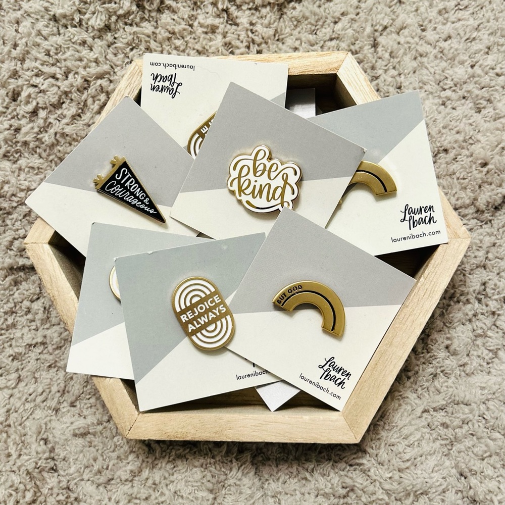 Rejoice Always Enamel Pin